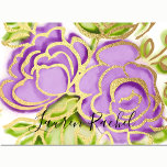 Bat Mitzvah Abstracte Rozen Paarse Bedankkaart<br><div class="desc">Bar Mitzvah en Bat Mitzvah uitnodigingen die door Umua worden ontworpen. Gedrukt en verzonden door Zazzle of zijn partners.</div>