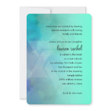 Bat Mitzvah Aqua en Blue Star van David