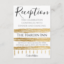 Bat Mitzvah Bar Mitzvah Elegant Receptie Kaart