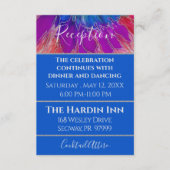 Bat Mitzvah Bar Mitzvah Elegant Tie Dye Design Enc Informatiekaartje (Voorkant)