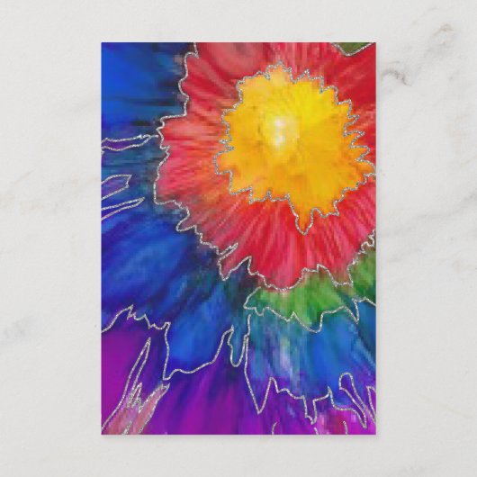 Bat Mitzvah Bar Mitzvah Elegant Tie Dye Design Enc Informatiekaartje (Achterkant)