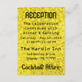 Bat Mitzvah Bar Mitzvah spel op Informatiekaartje (Voorkant)