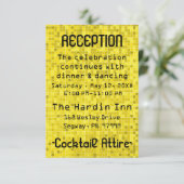 Bat Mitzvah Bar Mitzvah spel op Informatiekaartje (Staand voorkant)