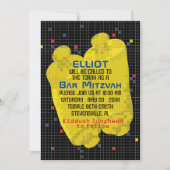 Bat Mitzvah Bar Mitzvah spel op uitnodiging (Voorkant)