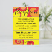 Bat Mitzvah Bar Mitzvah Swirls Design Informatiekaartje (Staand voorkant)