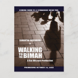 Bat Mitzvah Bimah Film Het Briefkaart van de datum