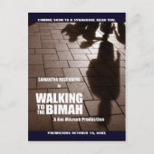 Bat Mitzvah Bimah Film Het Briefkaart van de datum (Voorkant)