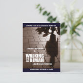 Bat Mitzvah Bimah Film Het Briefkaart van de datum (Staand voorkant)