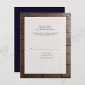 Bat Mitzvah Bimah Movie RSVP Reply Card (Voorkant / Achterkant)