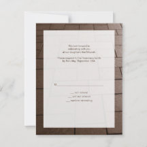 Bat Mitzvah Bimah Movie RSVP Reply Card