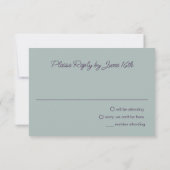 Bat Mitzvah Blauw Groene Waterverf Petals over Sta Kaart (Achterkant)