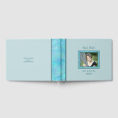 Bat Mitzvah Blauwe Opal Speciale Gelegenheid Foto Gastenboek (Volledig)