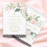 Bat Mitzvah Bloemenroze Waterverf Elegant Kaart<br><div class="desc">Een zeer  en roze bloemenelegant custom Bat Mitzvah ontwerp. Wijzig eenvoudig de informatie voor uw eigen aangepaste uitnodiging. Uit een reeks aangepaste briefpapieren van Chessie's Fine Design.</div>