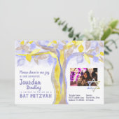 Bat Mitzvah - Boom Kaart (Staand voorkant)