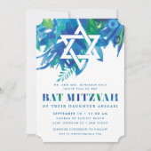 Bat Mitzvah Bries Kaart (Voorkant)