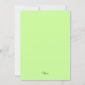 Bat Mitzvah Butterfly Border Multicolored Kaart (Achterkant)