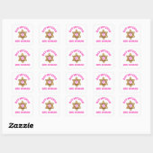 Bat Mitzvah Classic Round Sticker (Vel)