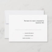 Bat Mitzvah Emerald Star van David RSVP-kaart RSVP Kaartje (Voorkant)