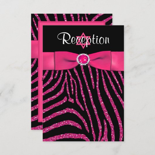 Bat Mitzvah Enclosure Kaart (Voorkant / Achterkant)