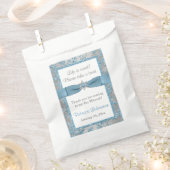 Bat Mitzvah Favor Bag | Winter Wonderland Blue Bedankzakje (Geknipt)