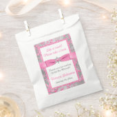 Bat Mitzvah Favor Bag | Winter Wonderland Pink Bedankzakje (Geknipt)