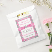 Bat Mitzvah Favor Bag | Winter Wonderland Pink Bedankzakje (Gezegeld)
