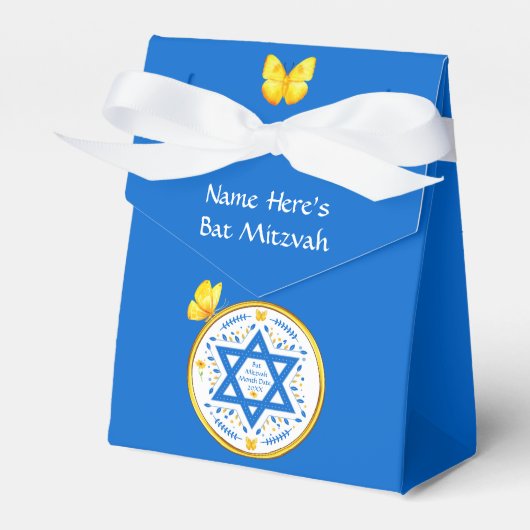 Bat Mitzvah Giveaways Ideeën, Bat Mitzvah Bedankdoosjes (Voorkant Zijde)