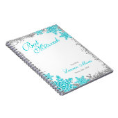 Bat Mitzvah Glam Winter Wonderland Guest Book Notitieboek (Rechterzijde)