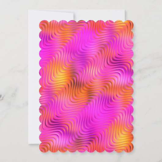 Bat Mitzvah "Gold" Lijst Design 6 Kaart (Achterkant)