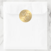 Bat Mitzvah Gold Star van David Ronde Sticker (Tas)