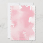 BAT MITZVAH gouden stijlvolle roze waterverf uitno Kaart (Achterkant)