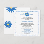 Bat Mitzvah heerlijke tekst van het Daisy Message  Kaart (Voorkant / Achterkant)