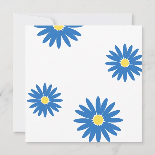 Bat Mitzvah heerlijke tekst van het Daisy Message Kaart (Achterkant)