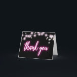 Bat Mitzvah hete speld Neon thema Bedankkaart<br><div class="desc">We zijn verheugd om onze moderne kalligrafie neon-geïnspireerde suite te introduceren voor een glow Bar of Bat Mitzvah! Deze leuke collectie bevat alles wat je nodig hebt, van servetten en papieren borden tot een welkomstbord en meer. Als je vragen hebt of hulp nodig hebt bij personalisatie, stuur ons dan gewoon...</div>