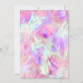 Bat Mitzvah Hot Pink en Paarse tinkleurstofvormer Kaart (Achterkant)