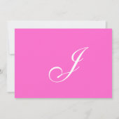 Bat Mitzvah Invitation Festive Torah Scroll Pink Kaart (Achterkant)