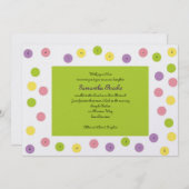 Bat Mitzvah Invitation Samantha Brooke Hebrew Kaart (Voorkant / Achterkant)
