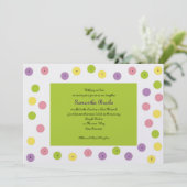 Bat Mitzvah Invitation Samantha Brooke Hebrew Kaart (Staand voorkant)