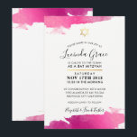 BAT MITZVAH INVITE modern verguld goud roze zwart Kaart<br><div class="desc">door kat massard >> kat@simplysweetPAPERIE.com << - - - - - - - - - - - - - - - - - - - - - - - - - - - - - - - - - - - - - - - - - - - - -...</div>