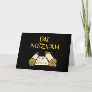 Bat Mitzvah Kaart