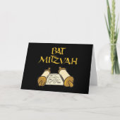 Bat Mitzvah Kaart (Voorkant)
