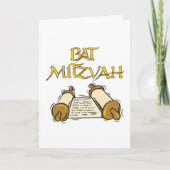 Bat Mitzvah Kaart (Voorkant)