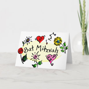 Bat Mitzvah Kaart