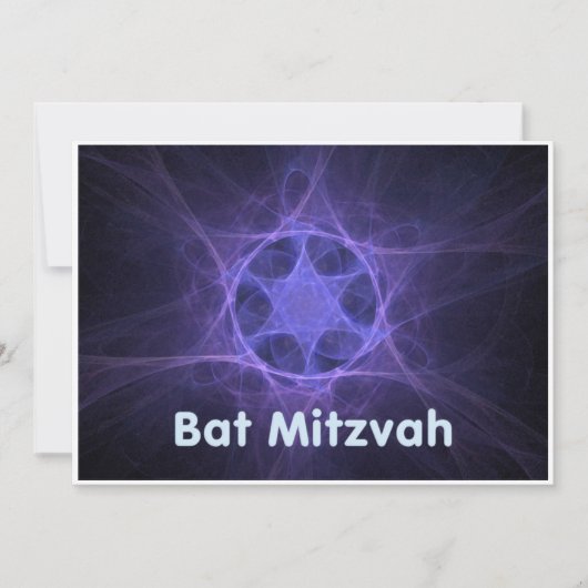 Bat Mitzvah Kaart (Voorkant)