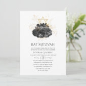 Bat Mitzvah Kaart (Staand voorkant)
