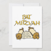 Bat Mitzvah Kaart (Voorkant)