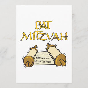 Bat Mitzvah Kaart