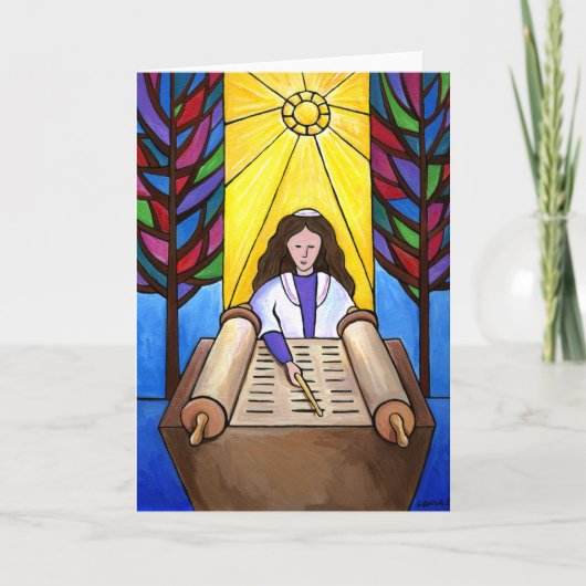 Bat Mitzvah-kaart Kaart (Voorkant)