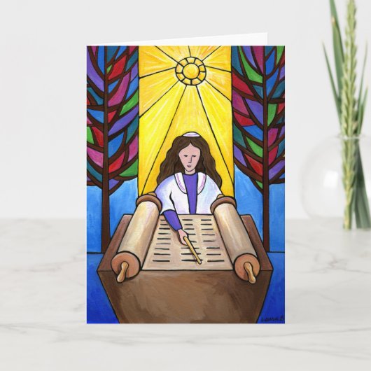 Bat Mitzvah-kaart Kaart (Voorkant)