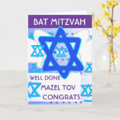 BAT MITZVAH-kaart Kaart (Gele Bloem)